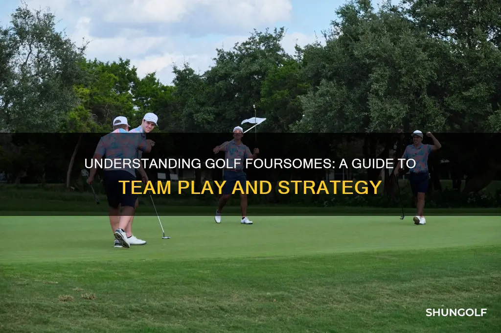 what is golf foursomes games
