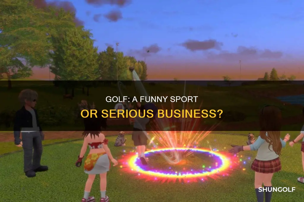 what is golf funny