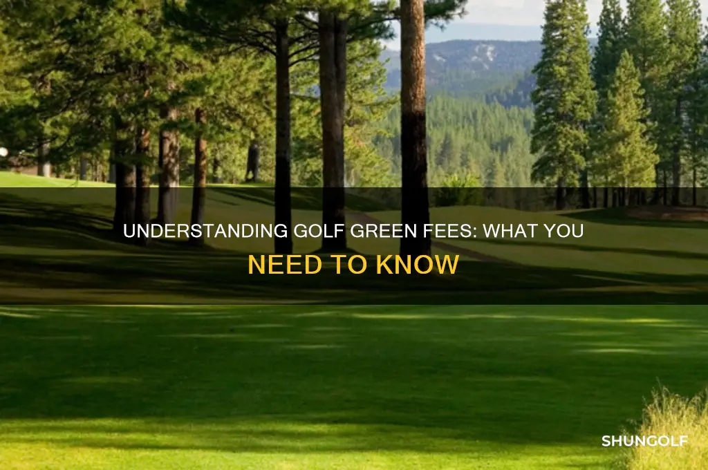 what is golf green fee
