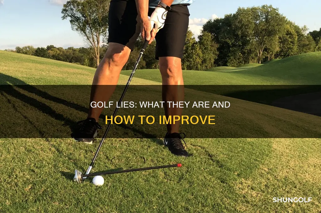 what is golf lie