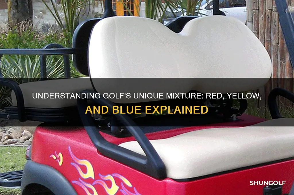 what is golf mixture of red yellow blue