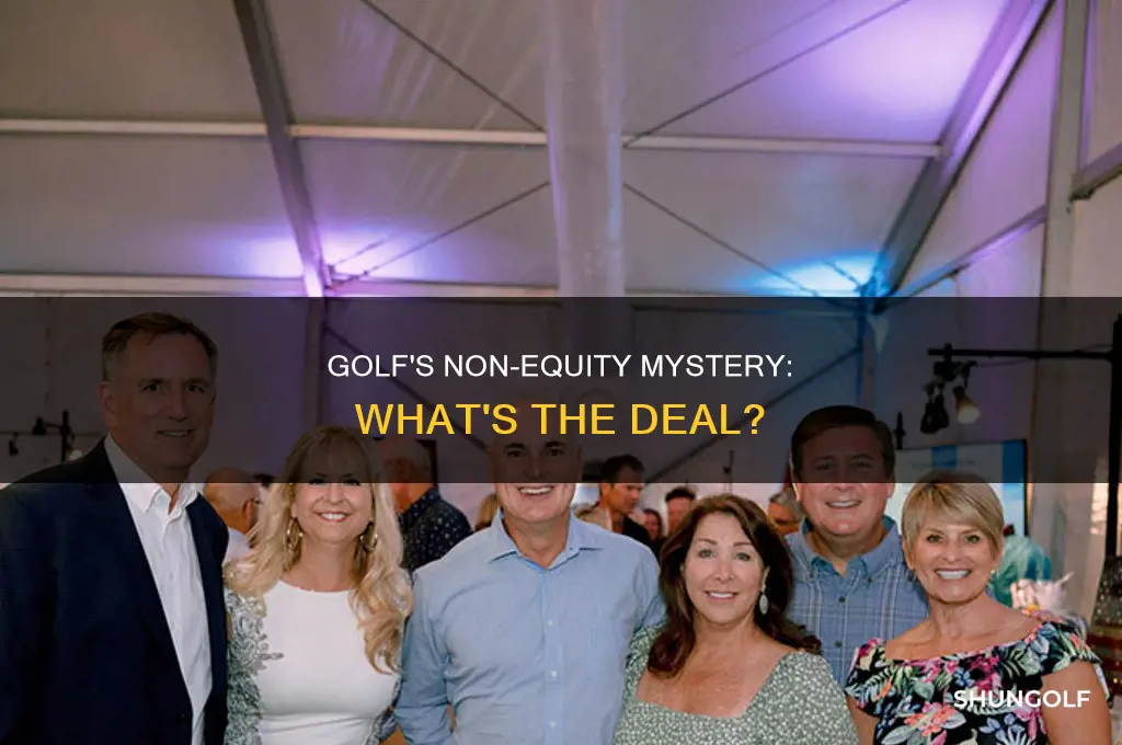 what is golf non equit