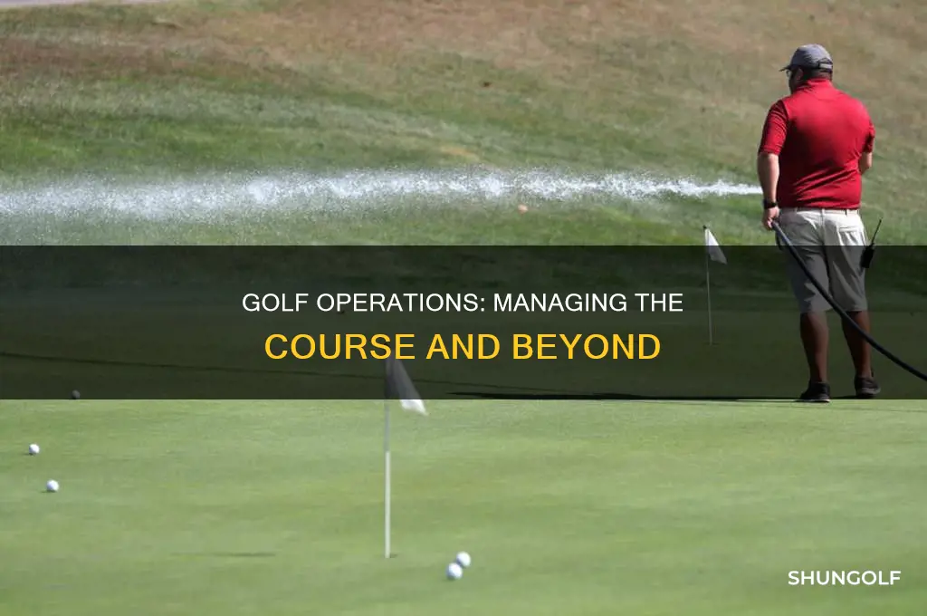 what is golf operations