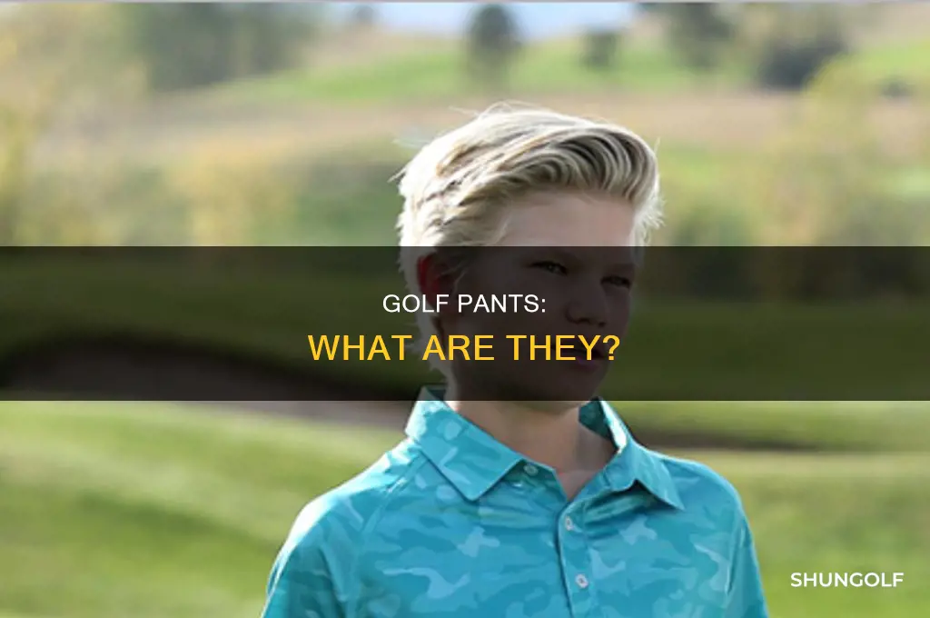 what is golf pants