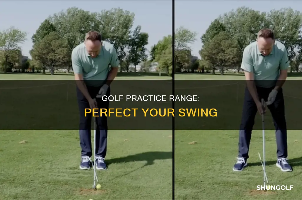 what is golf practice range