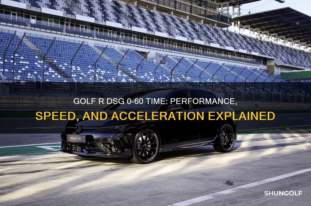 what is golf r dsg 0-60 time
