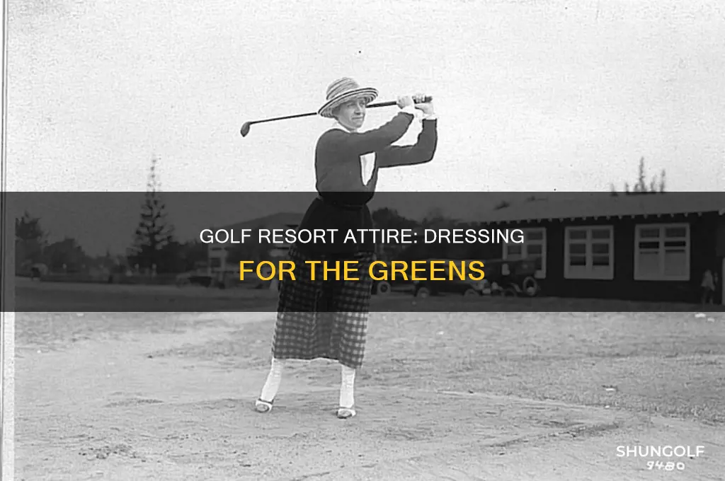 what is golf resort attire