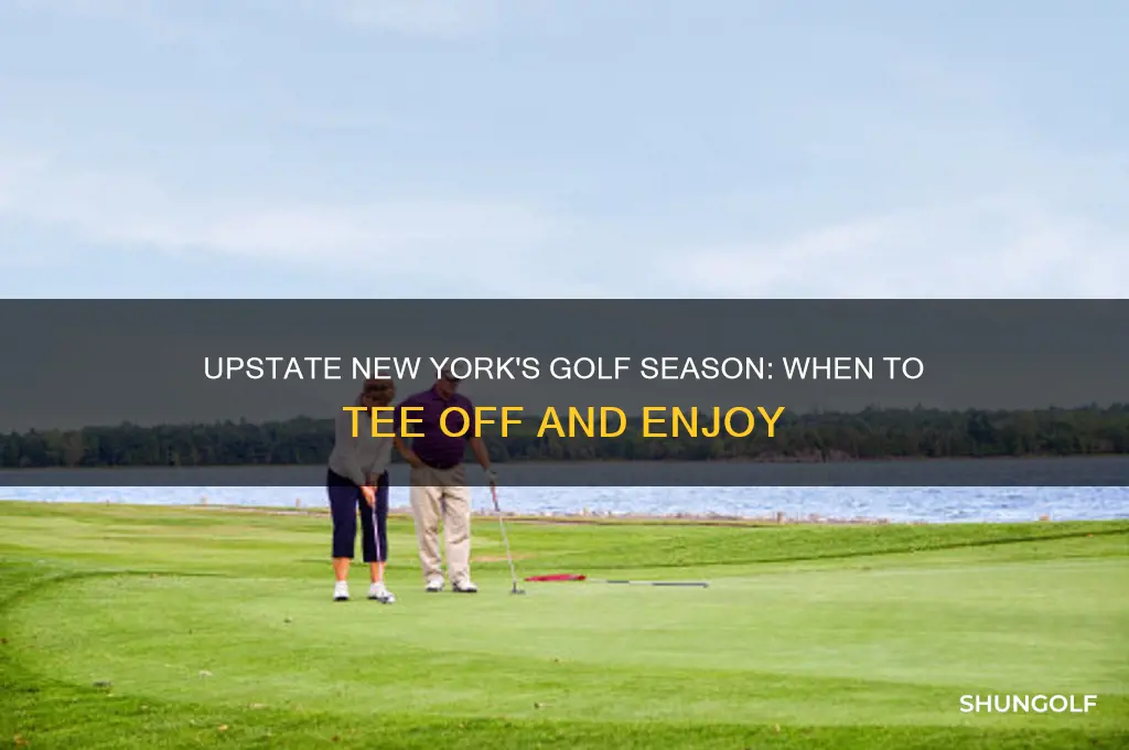 what is golf season in upstate new york