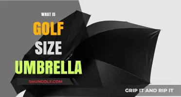 Golf Umbrella: Oversized Protection