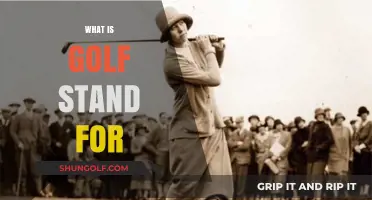Golf: What Does It Stand For?