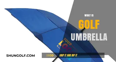 Golf Umbrella: A Hole-in-One Accessory
