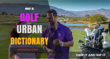 Golf Lingo: Urban Dictionary Guide