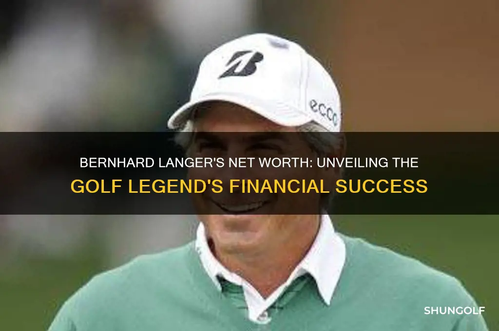 what is golfer bernhard langer net worth