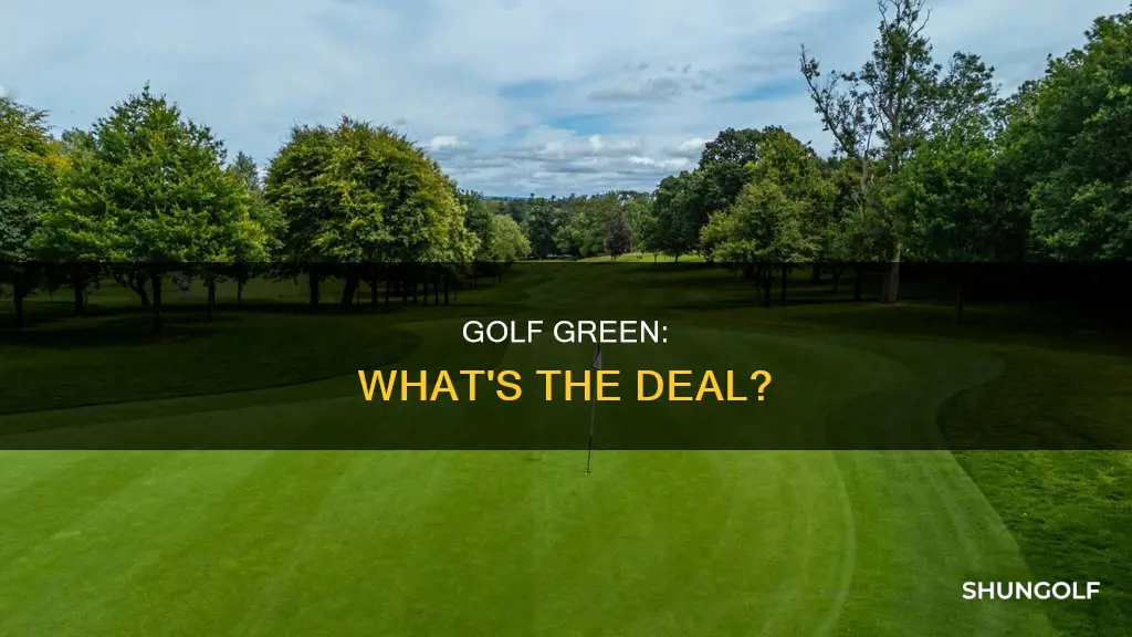 what is green in golf