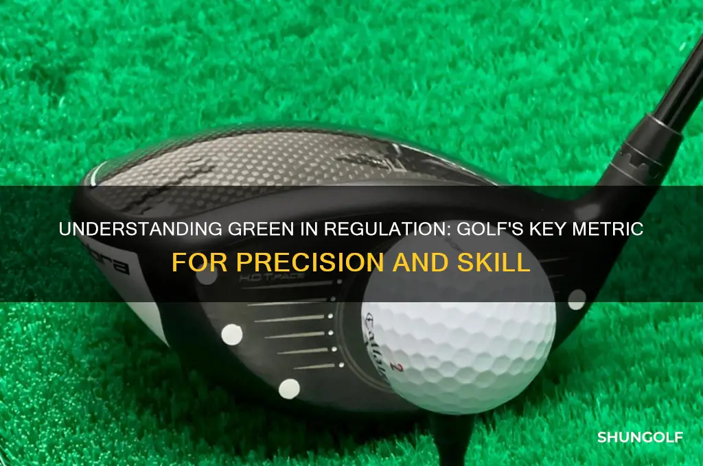what is green in regulation in golf