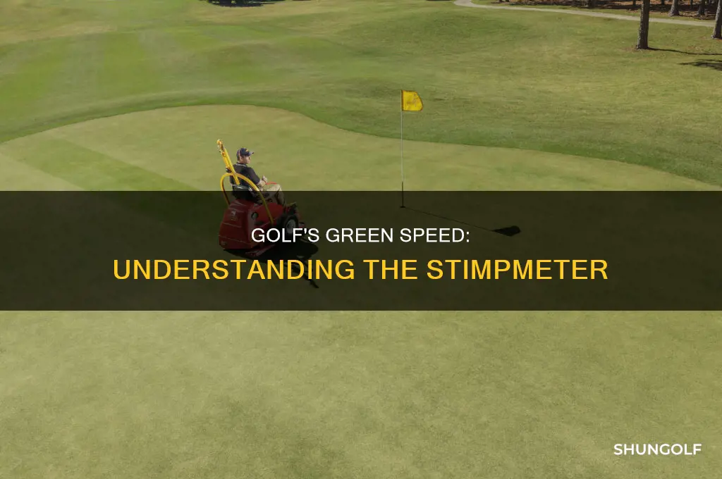 what is green speed in golf
