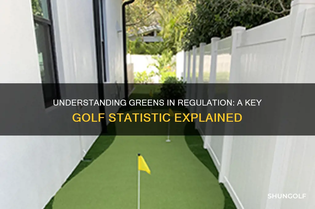 what is greens in regulation in golf