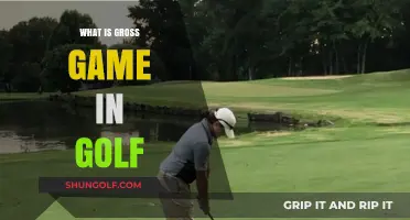 Understanding Gross Game in Golf: Rules, Scoring, and Strategies Explained