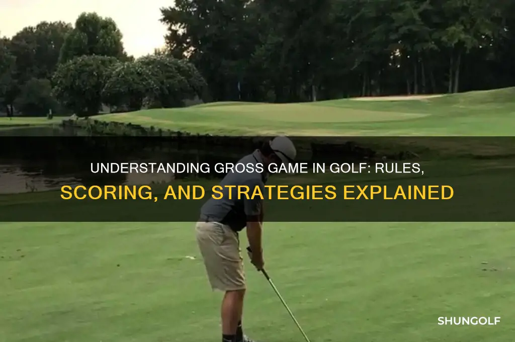 what is gross game in golf