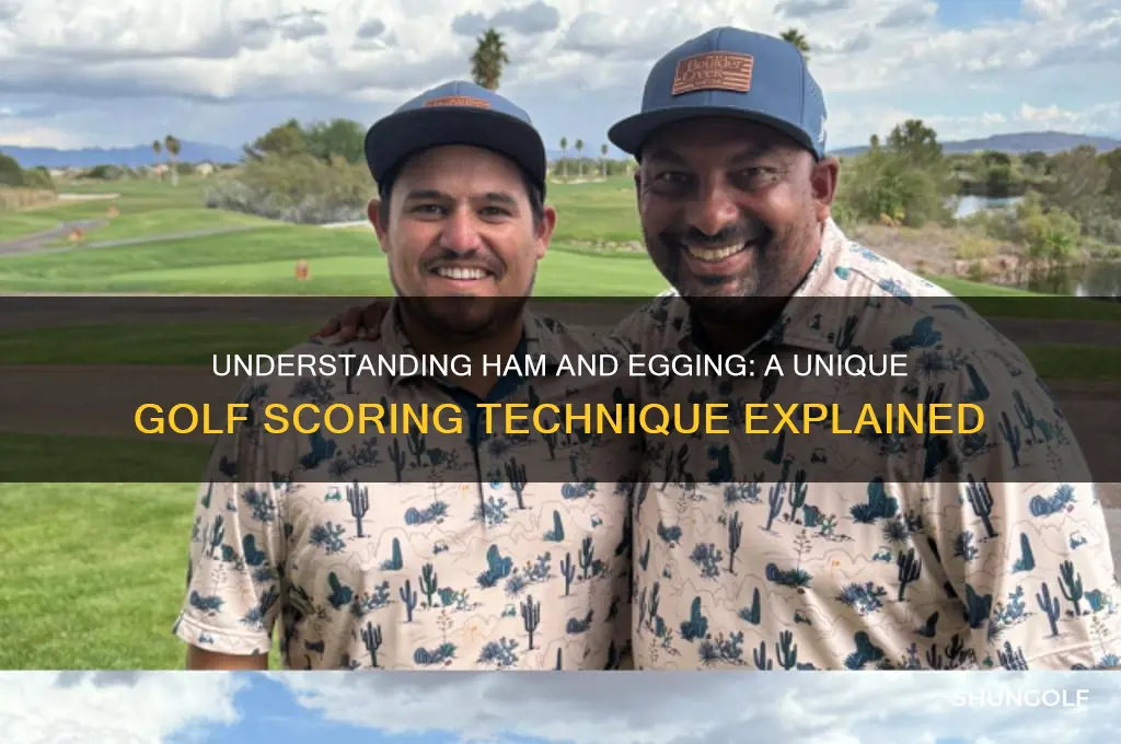 what is ham and egging in golf