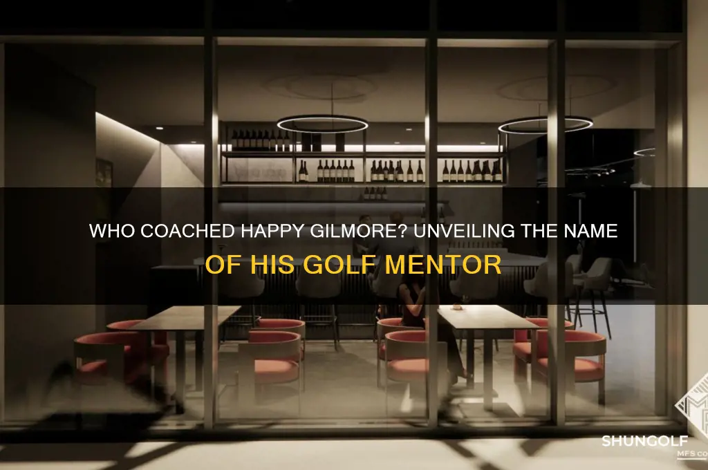 what is happy gilmore golf coahes name