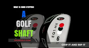 Mastering the Art of Hard Stepping a Golf Shaft