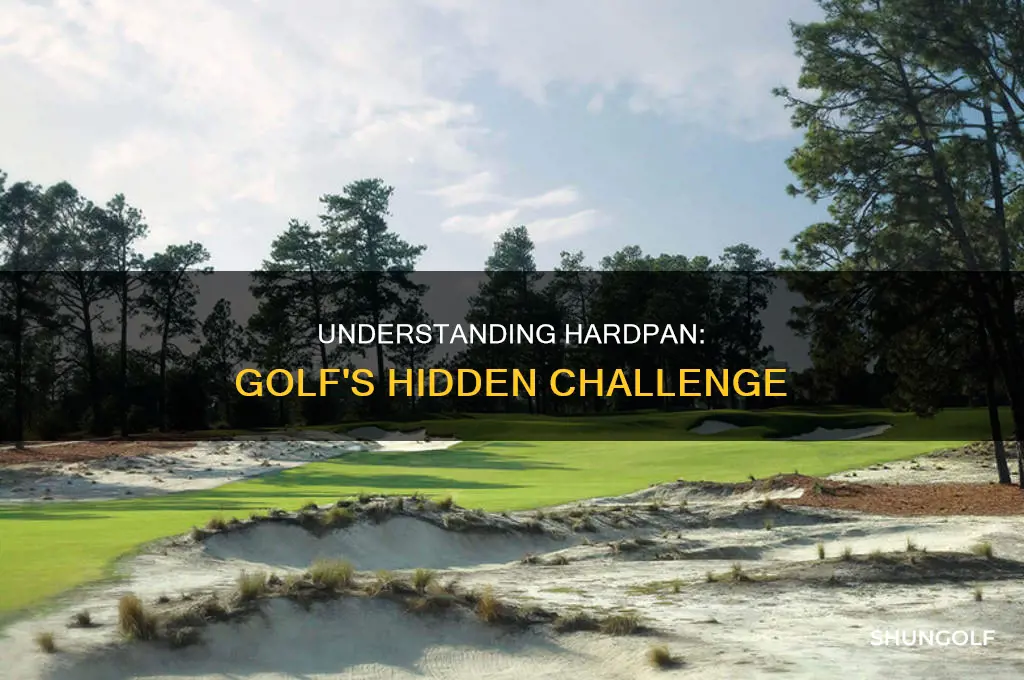 what is hardpan in golf