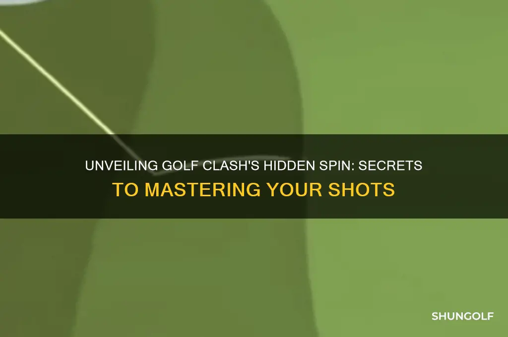 what is hidden spin in golf clash
