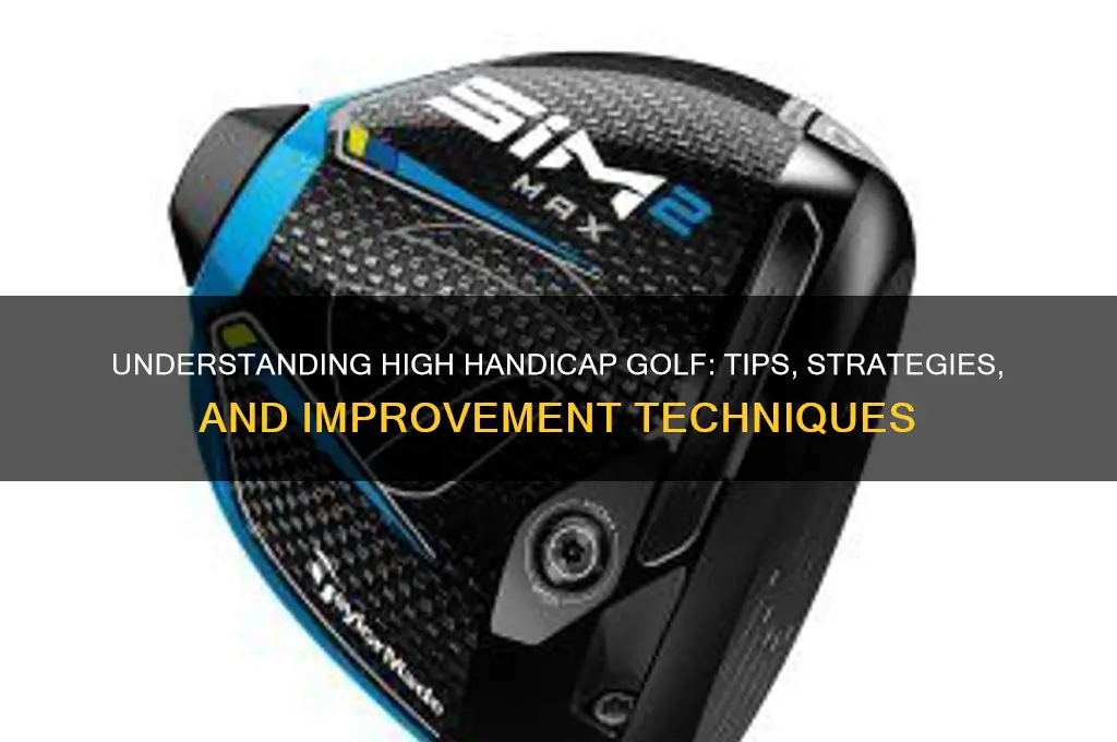 what is high handicap golf