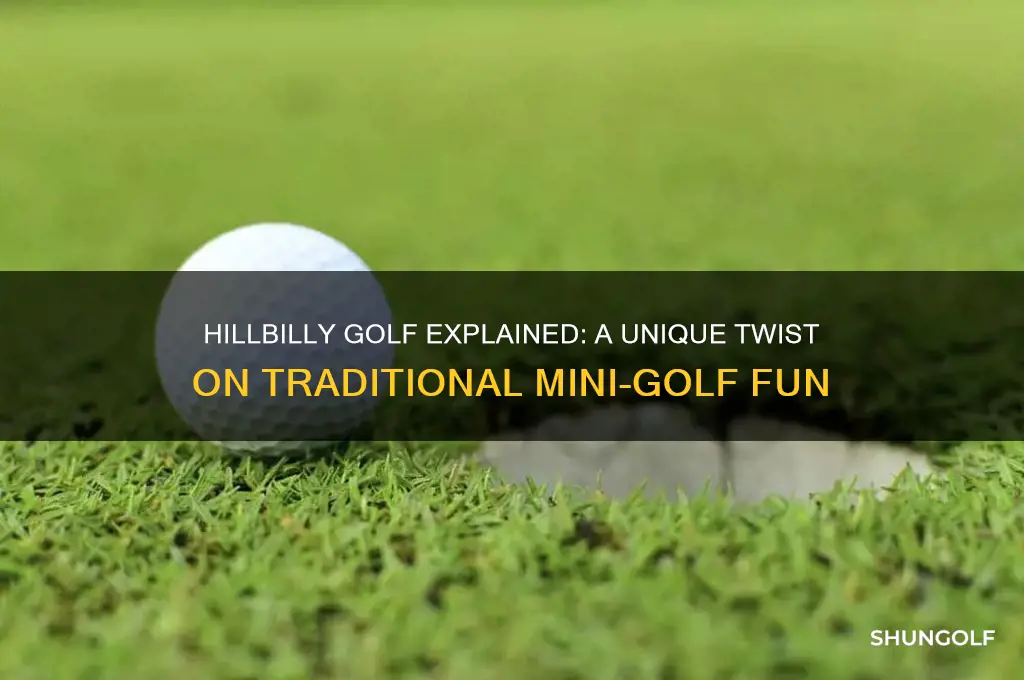 what is hillbilly golf game
