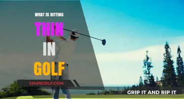Golf Swing: Thin Hits and How to Avoid Them