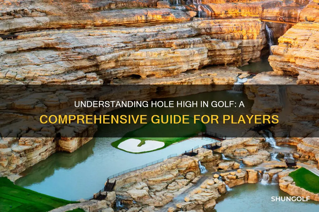 what is hole high in golf
