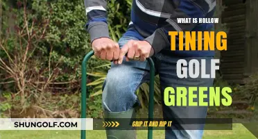 The Benefits of Hollow Tining Golf Greens