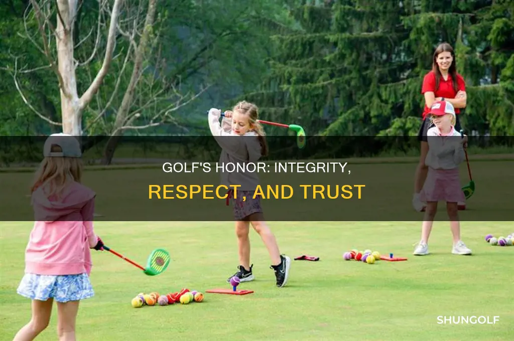 what is honor in golf
