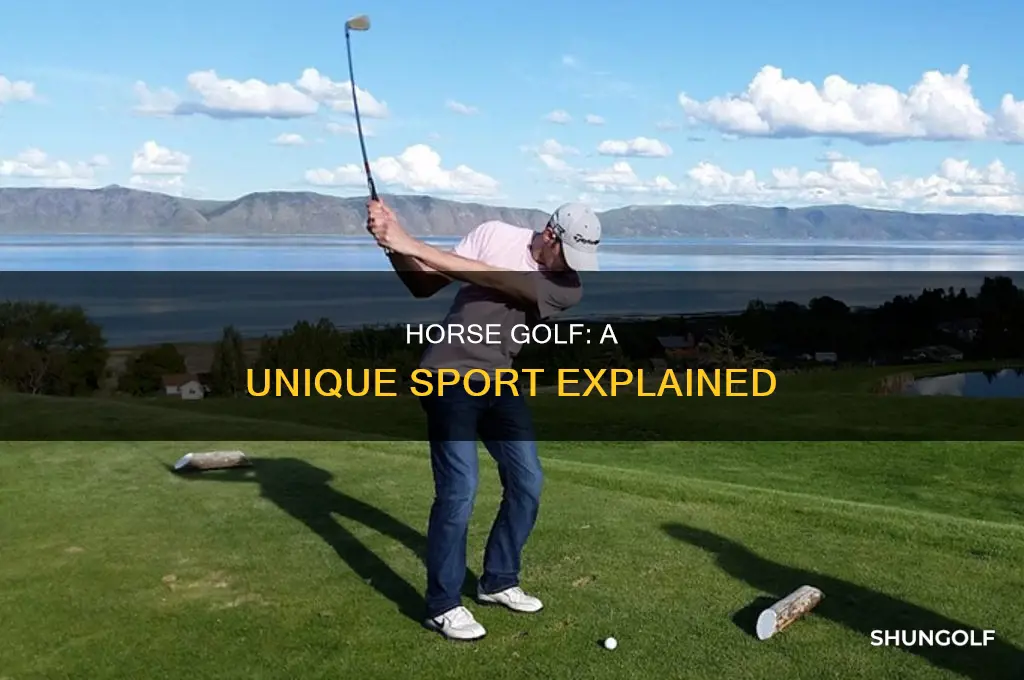 what is horse golf called