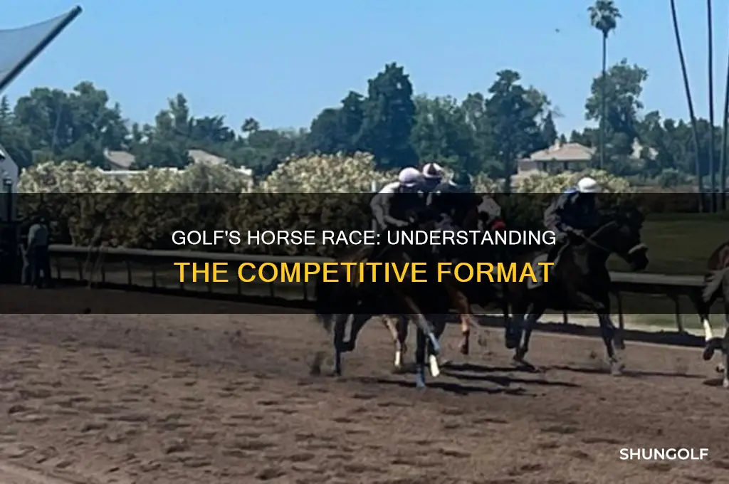 what is horse race in golf