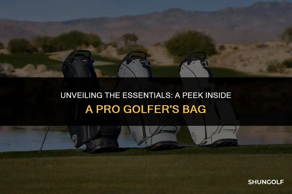 what is in a professional golfer