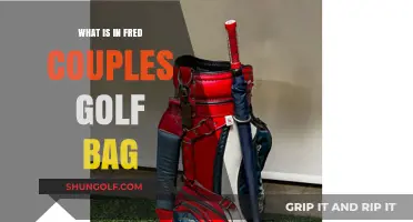 Exploring the Essentials: What's Inside Fred Couples' Golf Bag?