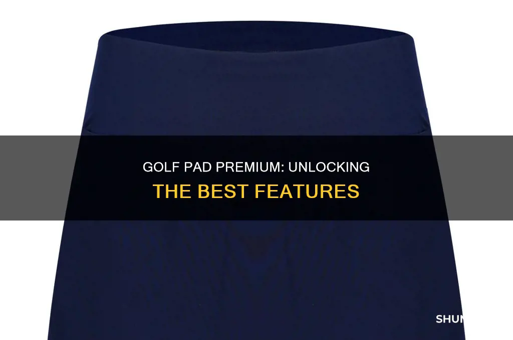 what is in golf pad premium