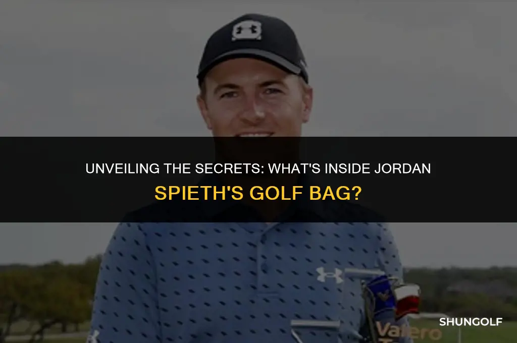 what is in jordan spieth golf bag