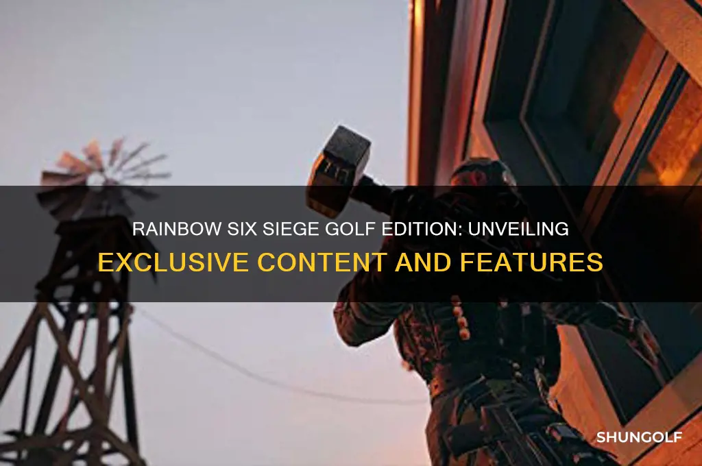 what is in the rainbow six siege golf edition