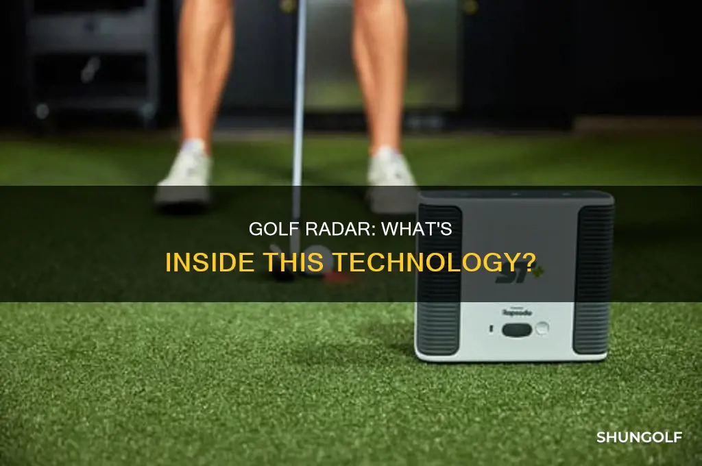 what is inside a golf radar