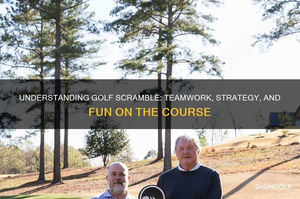 what is it to scramble in golf
