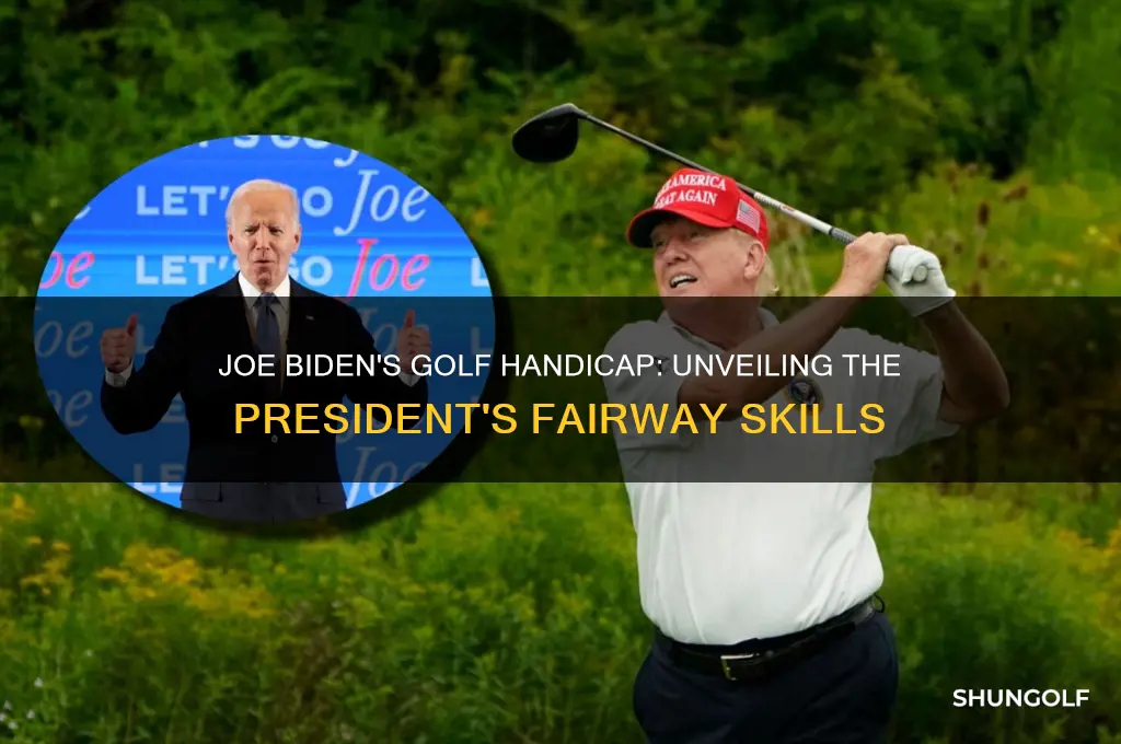 what is joe biden golf handicap