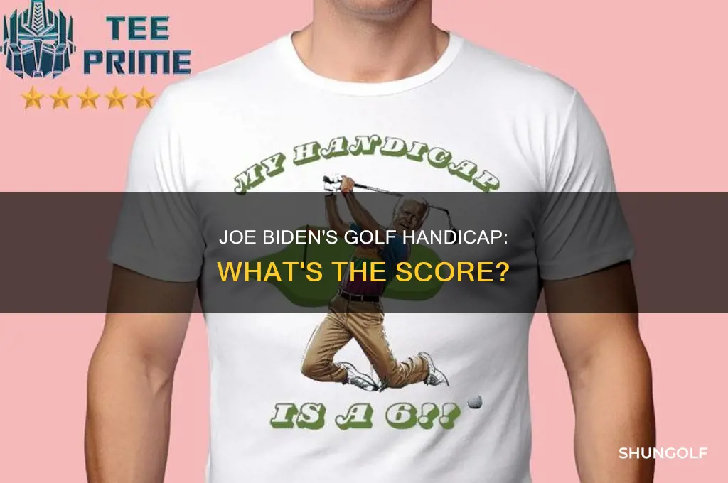 what is joe bidens golf handycap