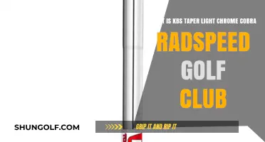KBS Taper Light Chrome Cobra Radspeed Golf Club Explained