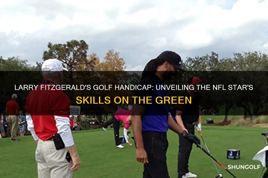 what is larry fitzgerald golf handicap