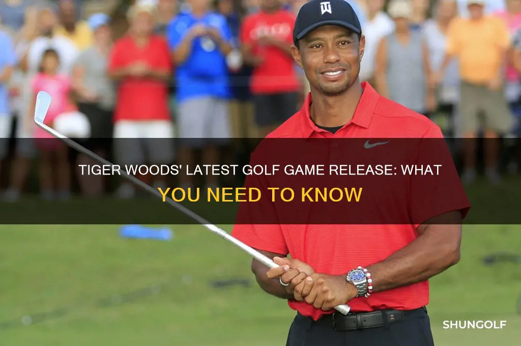 what is last tiger woods golf game out