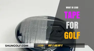 Understanding Lead Tape: Enhancing Golf Club Performance and Swing Precision