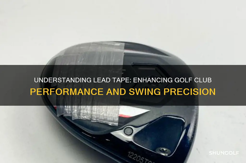 what is lead tape for golf